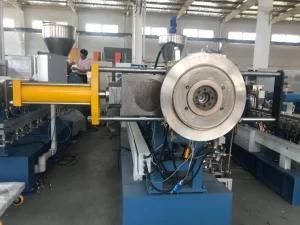 Nanjing 200-300kg/H Rubber and Plastic Pelletizing Twin Screw Extruder Price
