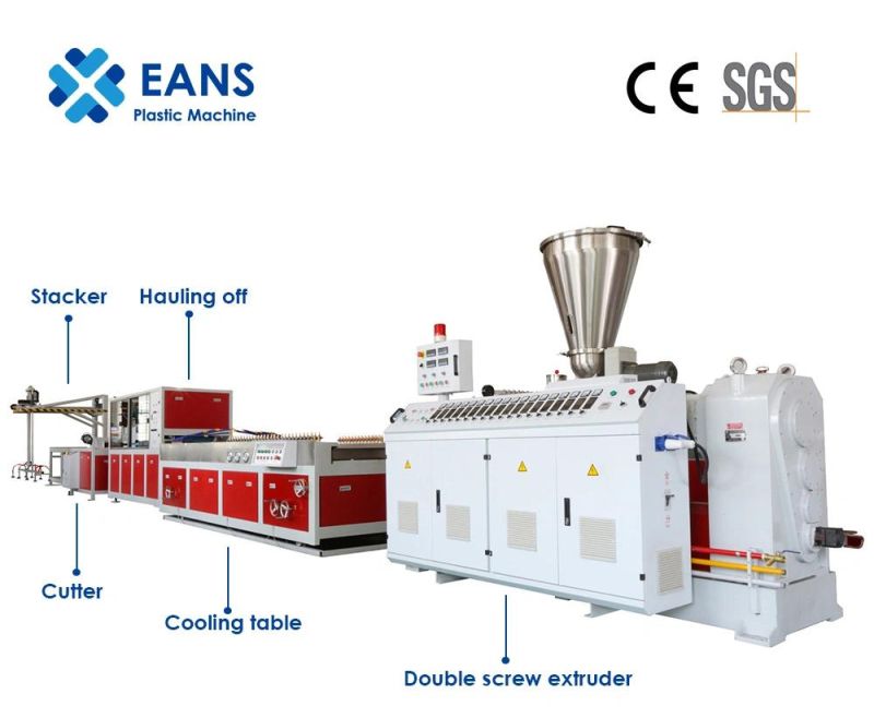 Sj 53/128 Extruder PVC Wall Panel Production Line