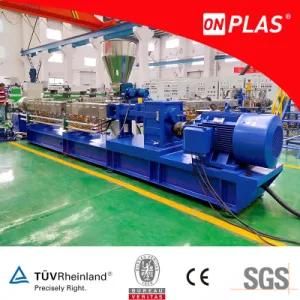 Twin Screw Extruder Granulator Produce PP+65% Talc Pellets