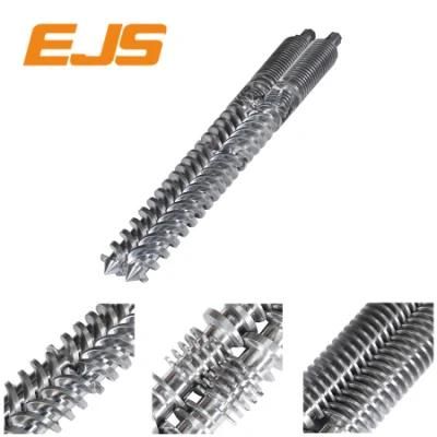 Conical Twin Feedscrew Barrel Double Screw Barrel Extrusion Screw Barrel