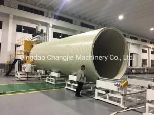 HDPE Large Diameter Hollowness Wall Winding Pipe Manufacturing/Making/Extruding Machinery