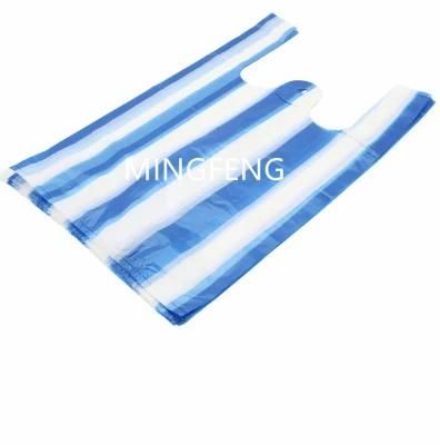Mingfeng Brand Two Colors Strip PE Plastic Bags Film Blowing Extruder Machine