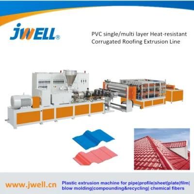 Corrugated PVC Roof Extrusion Machine