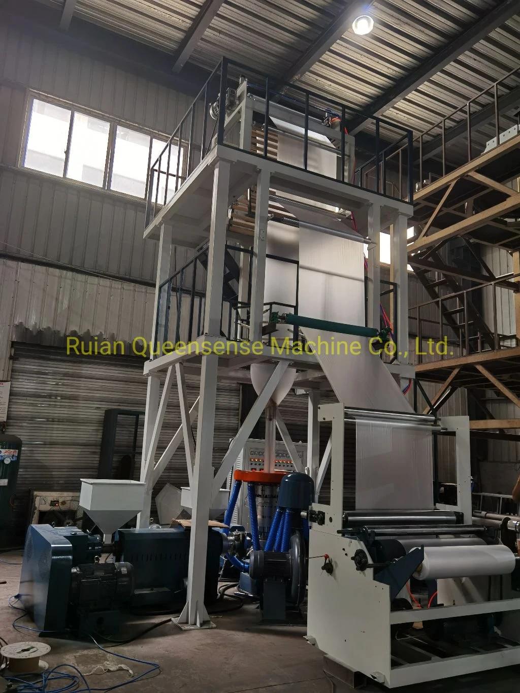 Three Layers Coextrusion Traction Rotary Film Blowing Machine