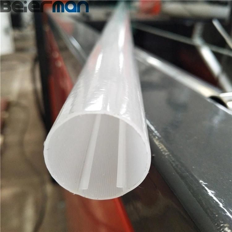 1 Color Different Kinds PC LED Light T5 T8 T10 Tube Profile Extrusion Line for Semi-Circle Round Square U Type Making