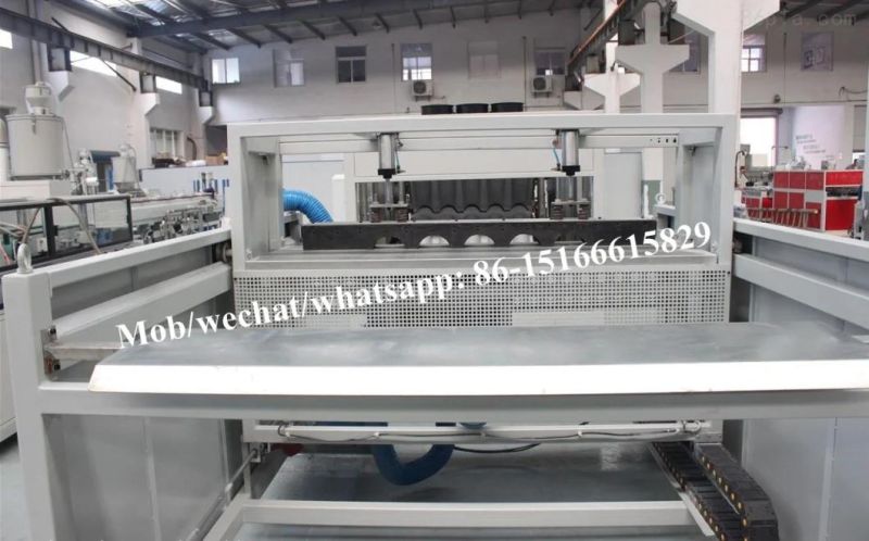 PVC ASA Corrugated Glazed Roof Tile Production Line PP Corrugated Sheet Making Machine