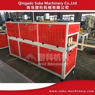 Modern Wooden Composite Plastic PVC Foam Skirting Board Profile Extruding Machine ...