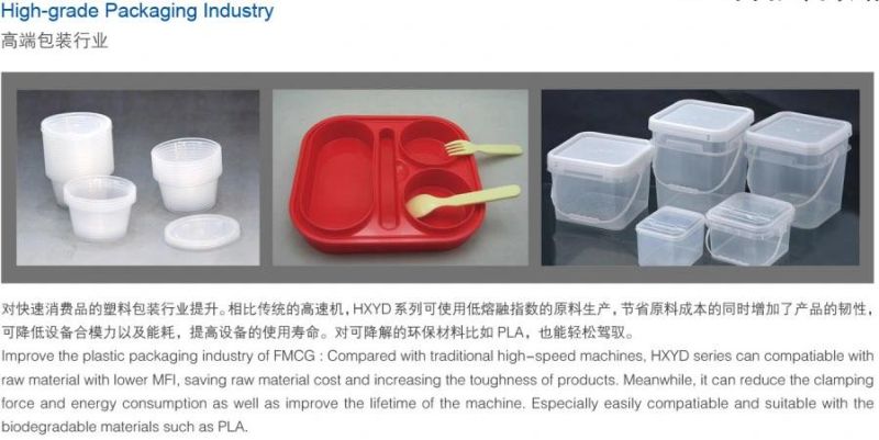 Good Quality Plastic Injection Machine Hxyd430/ Hybrid Injection Molding Machine