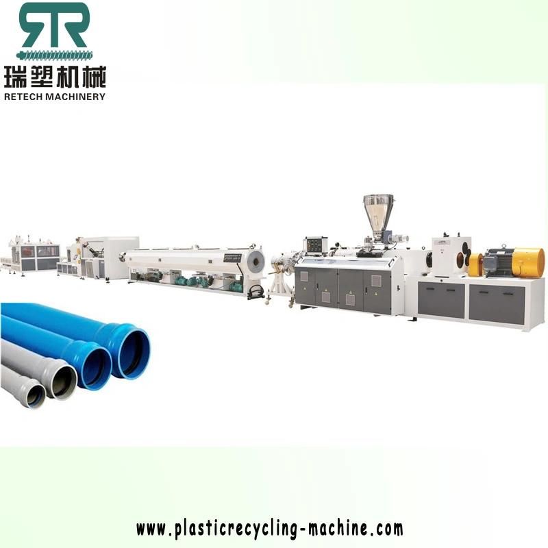 Automatic Water Supply/Drainage Plastic PVC Pipe Extrusion Production Line