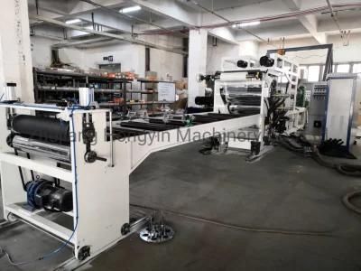 Three-Roller Plastic Sheet Extrusion Machine Double Station Rewinding Plastic Sheet ...