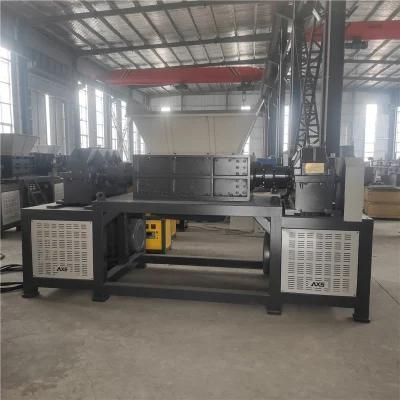 Double Shaft Plastic Shredder Recycling Waste Metal Iron Sheet