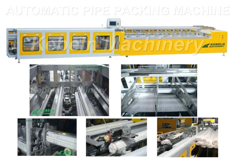 PVC Pipe Extrusion Line Works with Automatic Packing Machine