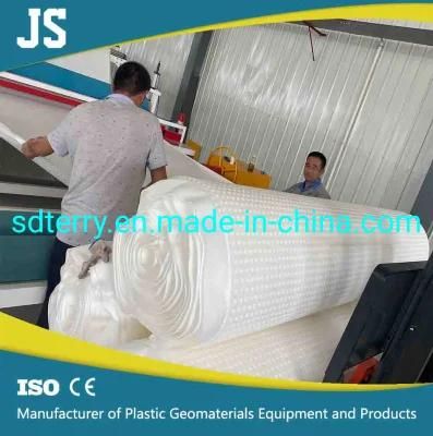 2300 HDPE Dimpled Drainage Sheet Geotextile Composite Machine