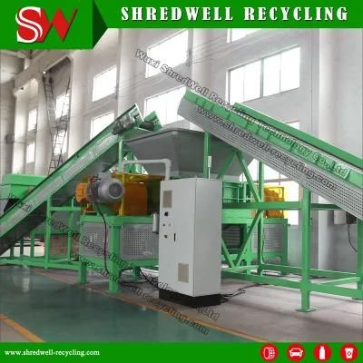 Automatic Scrap Tire/Metal/Wood/Plastic Shredding Machine for Recycling