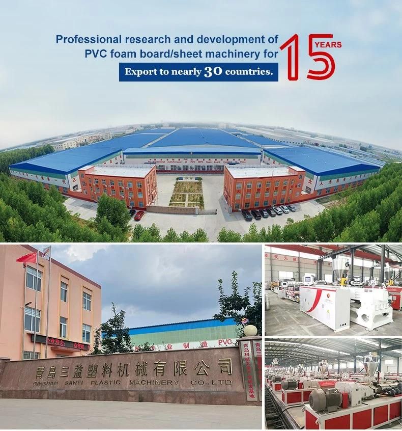 Plastic WPC PVC Floor Panel / Foam Board PVC Foam Sheet Extrusion Line / Making Machine