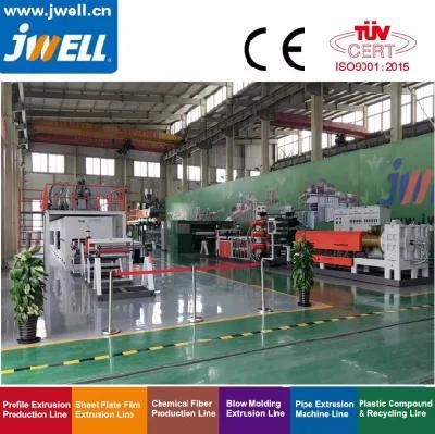 Jwell XPE Foam Sheet Extrusion Line Making Machine Extruder Extruding Machine