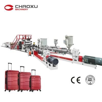 Competitive Pice Luggage Bag Cases ABS PC Plastic Sheet Extrusion Line