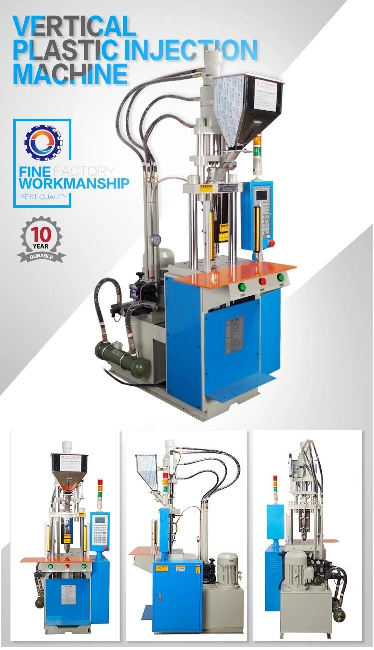 Vertical PVC Micro Plastic Injection Machine for USB Cable