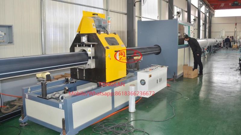 Plastic HDPE PE LDPE PPR Pipe Hose Single Screw Extruder