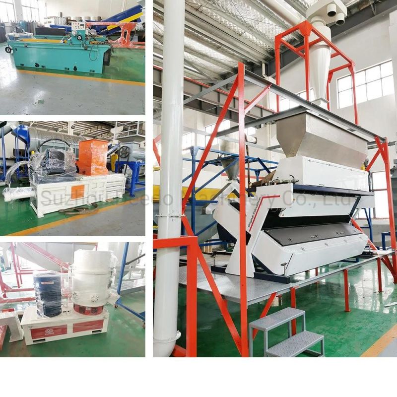 Plastic Bottle Recycling Machine/Fully Automatic Agricultural Waste PP Dirty Film Plastic HDPE Drip Tape Recycling Washing Line