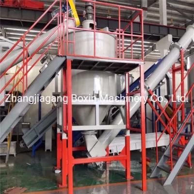 High Capacity PE PP Pet Ld HD Lld BOPP PVC PS ABS EPS EPP EPE Scrap Plastic Recycling