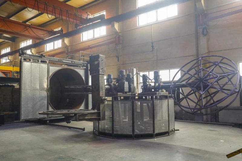 Ice Box Rotomould Manufacturer Turret Plastic Roto-Molding Machine