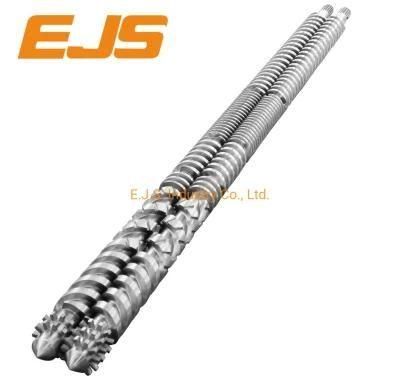 Twin Screw Barrel for Plastic Machine PVC Pipe Extruder Machine