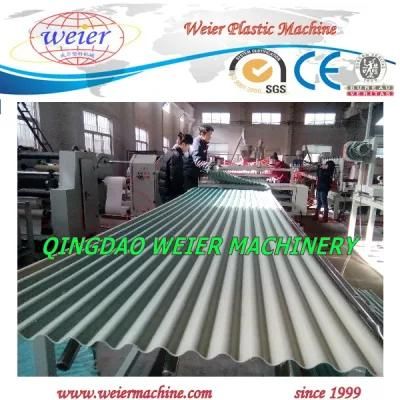Plastic UPVC PVC Corrugated Sheet Production Machinery