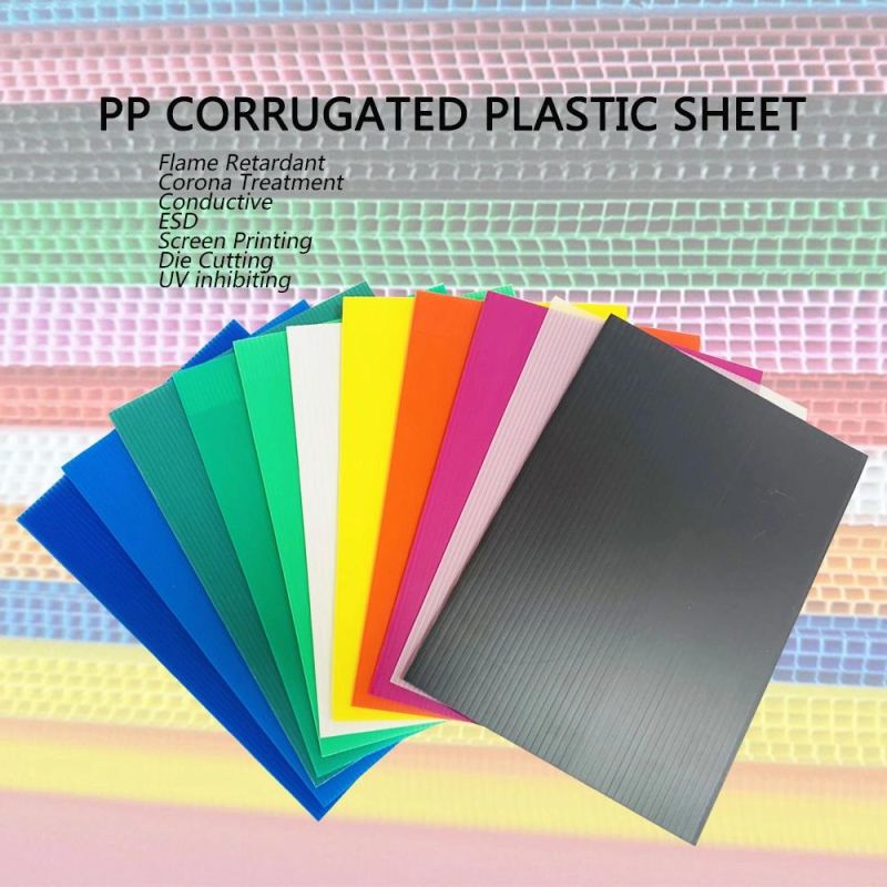 PP Hollow Corflute Corrugated Sheet Making Machine Plastic Coroplast Sheet Making Production Machine