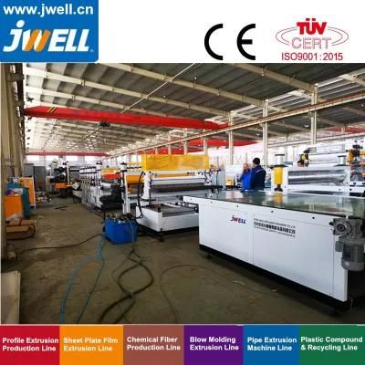 Jwell PP Corrugated Sheet and Plate Extrusion Line/Extruder/Machine