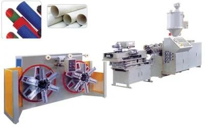 Hot Sale PE PVC Single Wall Corrugation Pipe Extruder Machine Production Line Supplier