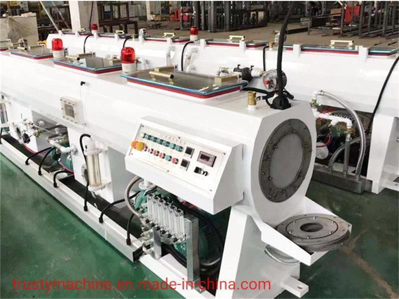 20mm-160mm PE/PP Single Layer Water Supply Pipe Extrusion Line