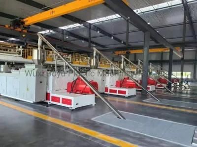 China Plastic PVC Stone Sheet Spc Vinyl Stone Plastic Floor Flooring Extrusion Production ...