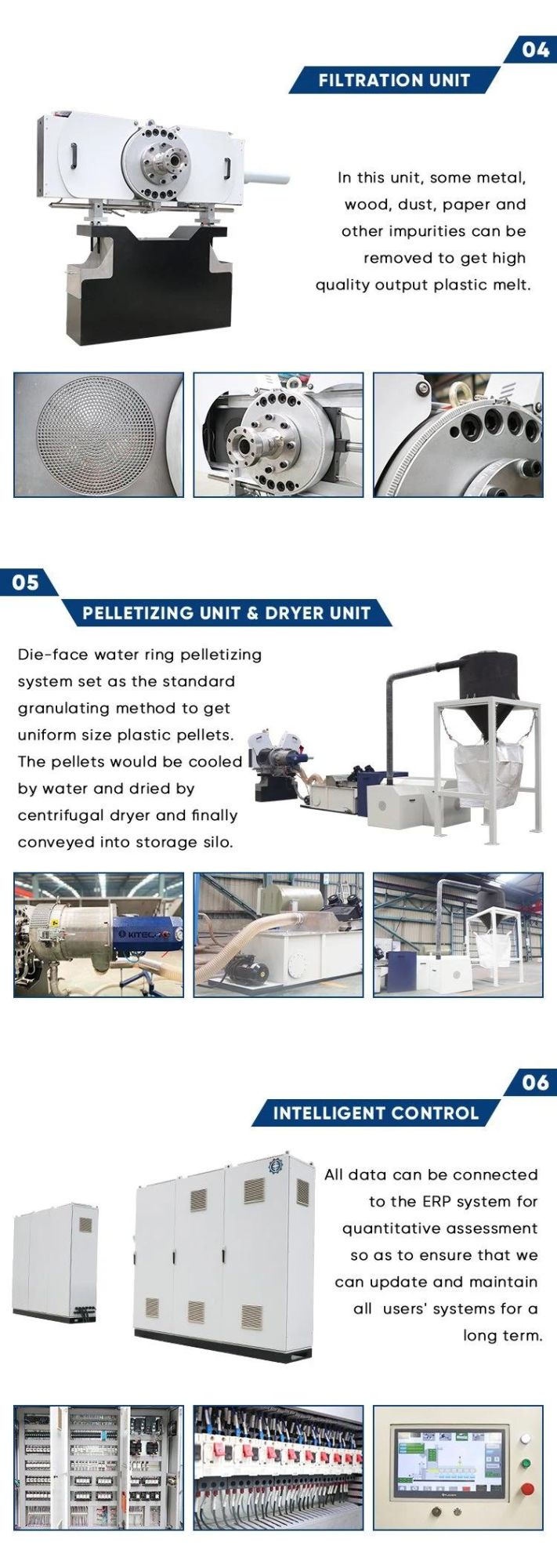 High Automatic Recycled Plasit Film Agglomerator Line