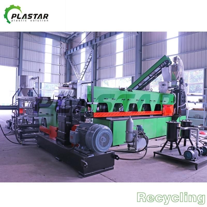 Plastic Recycling Pelletizing Machine/Rigid PP PE ABS PVC Flakes Granulating Line