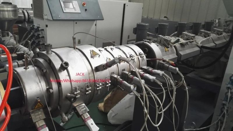 Plastic HDPE PE LDPE PPR Pipe Hose Single Screw Extruder