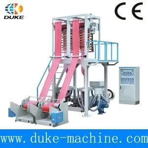 Double Layer Coextrusion Rotary Die Head Hde LDPE Film Blowing Machine Plastic Film Making ...