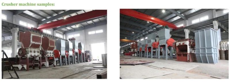 Waste Plastics HDPE LDPE PP PE Film Woven Bag Bottles Crusher