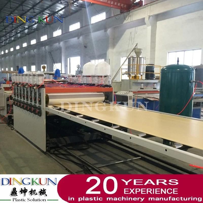 PVC WPC Door Panel Extrusion Line / Plastic Extrusion / WPC Foam Board Plastic Extruder