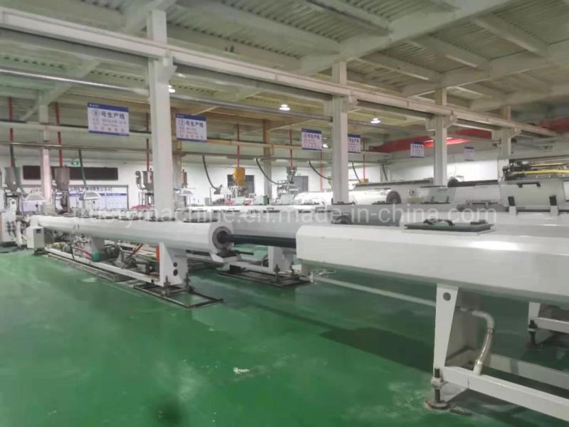 Plastic PP HDPE PE Pipe Machine Production Line