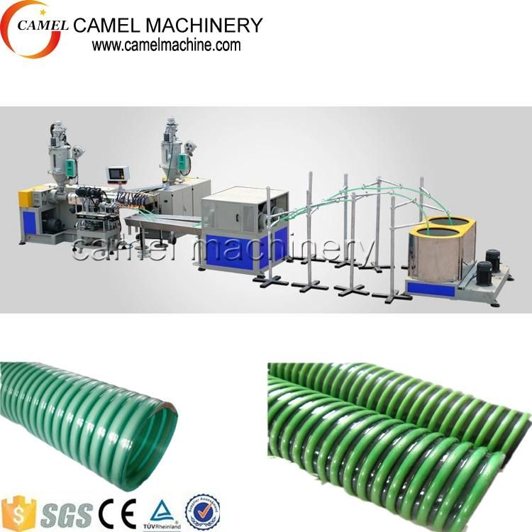 Flexible Helix Spiral Reinforced PVC Irrigation Suction Water Garden Hose Pipe Extrusion Line/Making Machine /Production Line