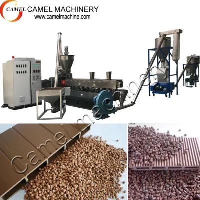 Plastic PP/PE WPC Co-Rotation Wood Granulation Making Machine