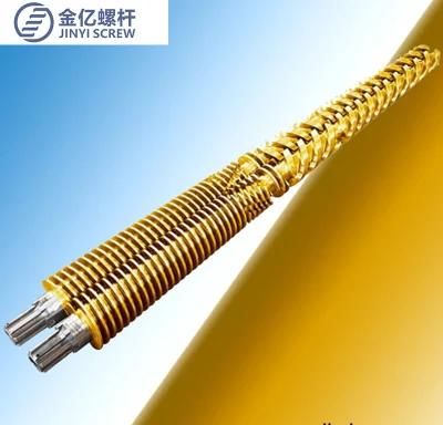 80/156 Jinhu Conical Twin Screw Barrel with Air Cooling