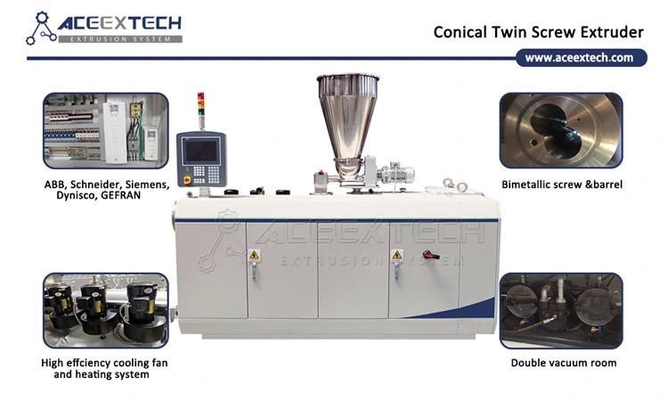 PVC Composite Tile Extrusion Production Line for Colonial Tile/Bamboo Tile/Synthetic Resin Tile