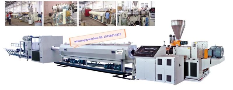 Double Screw Extruder PVC Plastic Extruder PVC Pipe Making Machine