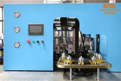 Semi Automatic Pet Bottle Blowing Machine / Pet Plastic Bottle Blow Molding Machine