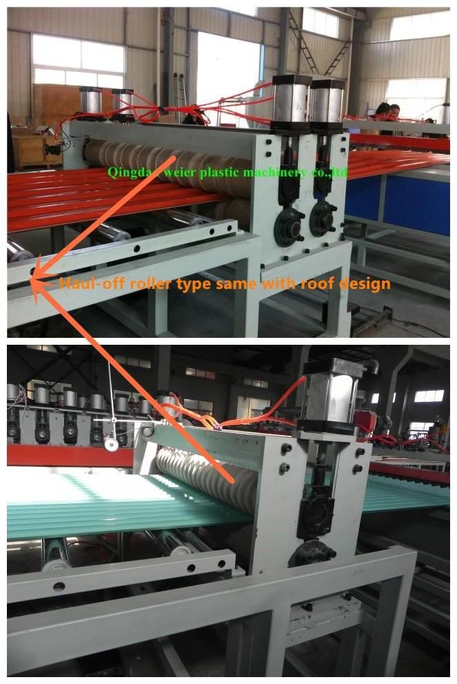 Machine for Plastic Roof Tile Manufacture