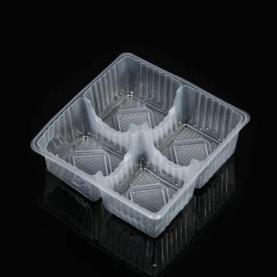 Four Station Plastic Clamshell Box Tray Lid Machine with Punch