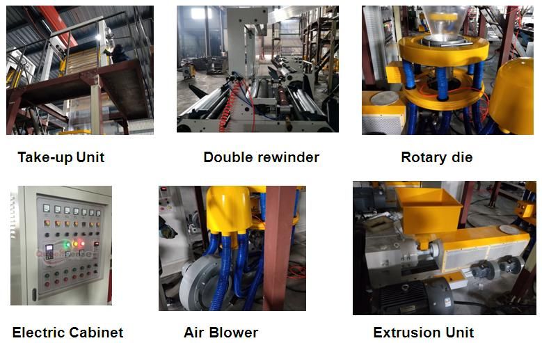 Plastic Carrier Bag T-Shirt Bag Film Blowing Machine