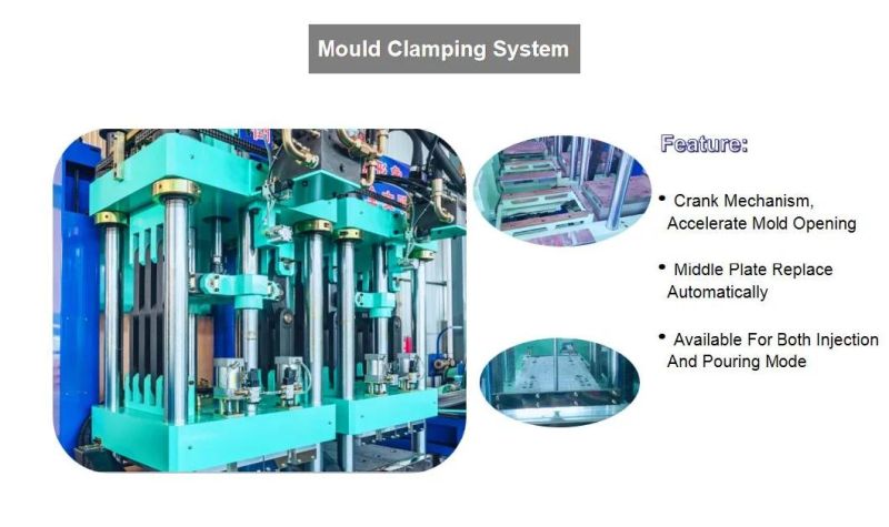 4 Stations 2 Injectors Pouring Rubber Shoes Sole Making Foaming Molding Machine